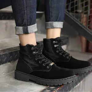 대학생 겨울 남자 캠퍼스 룩 엠티 겨울 방한 화 워커