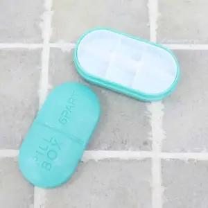 [셀러에이드]미니 약통 케이스 민트 색상 여행 요일별 보관함 4개