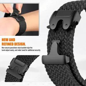 삼성 갤럭시 워치 8 40mm 44mm 스포츠 교체용 팔찌 코레아 갤럭시 워치 8 클래식 46mm 밴드용 패러슈트 브