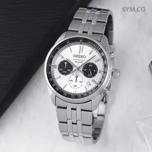 [세이코] SSB425P1 크로노그래피 팬더 다이얼 100미터방수 캐쥬얼 남자 메탈 시계 d