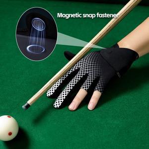 당구 장갑 자석식 풀 스누커 큐 스포츠 가호환  인체공학적  장비 여성 남성 선수용