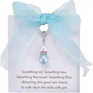 신부를 위한 믹스조이 썸씽 블루 선물 결혼식 날 펄 엔젤 윙 꽃다발 가터 참