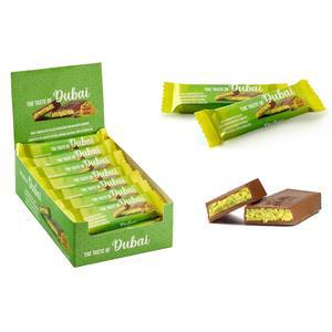 채워진 초콜릿 바 초콜릿, 밀크 12팩 12.06온스(360g) 1.05온스 크림과 카다이프 미니 두바이 피스타치오
