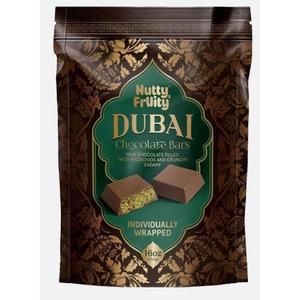 초콜릿 포장, 밀크 (1팩) 7온스, 두바이 초콜릿, 피스타치오와 카다이프 바삭한 개별 프랄린, 곁들인