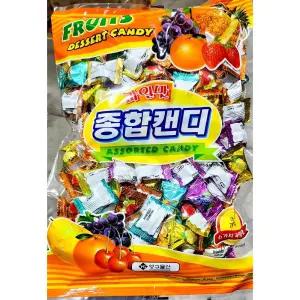 과일맛사탕 종합사탕 큰바위 700g X6/화이트데이/사탕/간식/후식/캔디/미니/어린이/디저트/선물/대용량/멘