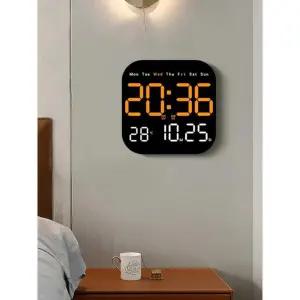 LED벽시계 건전지 디지털 조명 시계 사무실 LED 무소음 선물용