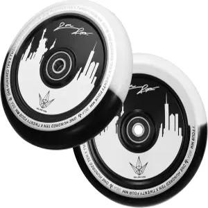 엔비 스쿠터 존 레이즈 시그니처 휠 쌍 - 110mm x 24mm 블랙/화이트