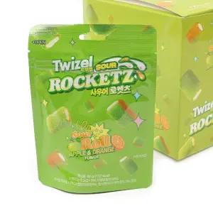 트위젤 사우어 로켓츠 40g 1타 10개입/과일맛/사탕/간식/달콤한/캔디/후식/입냄새/제거/식당/어린이/유아