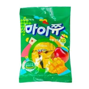 크라운 마이쮸 애플망고 필로우 100gx10개 반박스/과일맛/사탕/간식/달콤한/캔디/후식/입냄새/제거/식당/어