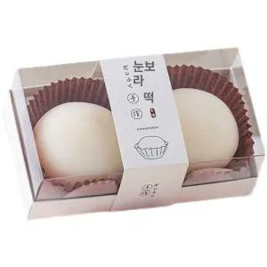 쿠키 케이스 떡상자 화과자 답례품 2구 포장박스 양갱 핑크 선물