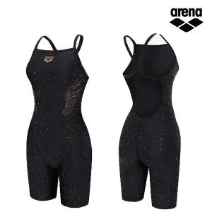 아레나 여성수영복 엔젤윙 반신4부 테크백 A6SL1LH03BLK