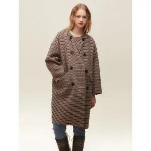 써스데이아일랜드 노카라 더블여밈 코트 T228MCT242W _P370079266 1238555