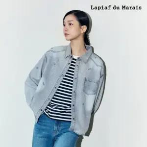 라삐아프 26SS 마린자수 데님 아우터 셔츠