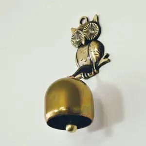 부엉이 금전운 문종 풍경 도어벨 현관문종 풍수 출입 가게 문종 부엉이 소리 문방울 도어벨 소코뚜레