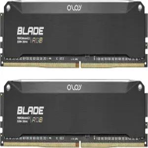 OLOY DDR4 RAM 16GB (2x8GB) 블랙 헤어라인 블레이드 RGB 3200MHz CL16 1.35V 288핀 데스크탑 게이밍 UDIMM