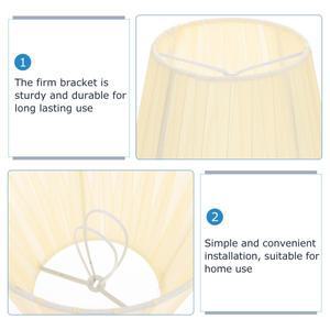 2개입 클립형 램프 갓 반투명 거즈 먼지 방지 천장 벽 바닥 천 예술 라이트 커버 장식용