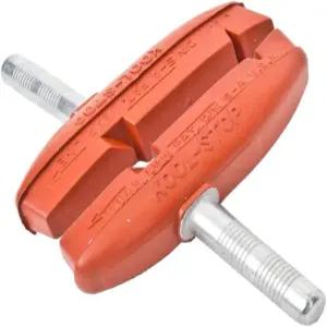 쿨 스톱 캔틸레버 씬라인 브레이크 패드 나사산이 없는 포스트 연어 빨간색 페어