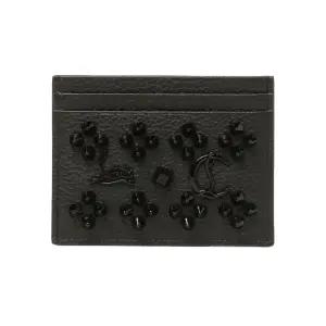 15주년 키오스 스파이크 로고 카드지갑 블랙 3175225 B253