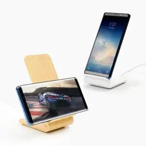 우드로하우스 듀얼코일 스탠드 무선충전기 WHM-001