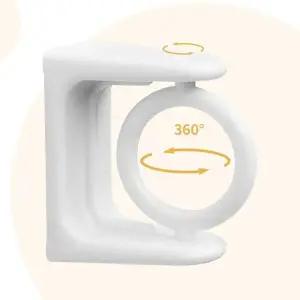 [골드스마일]봉 커튼걸이 M11369 2P 부착식 커튼 고정 브라켓