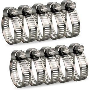 21-38mm 키트 클립 파이프 클램프 호스 다양한 주빌리 스틸 스테인리스 304 조절 가능, 레인지 10개