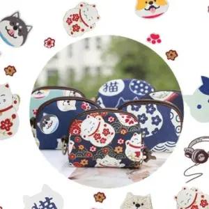 일본여행 귀여운 지갑 동전지갑 미니 파우치 고양이지갑 미니가방 동전지갑 지퍼파우치