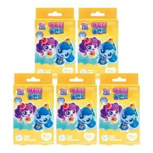 16매입 캐치티니핑 원형 올밴드 5개 x 주사 캐릭터