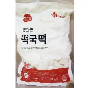 쌀떡국떡 이츠웰 하얀햇살 1kg 쌀떡국 즉석식품 분식