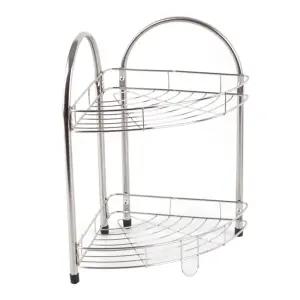 스텐봉 코너 선반 2단 코너선반 정리 욕실정리 다용도 깔끔한