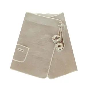 체크베이지 일자형 사계절 7부 1P 아기 옛날 포대기 베이비꼬포대기 사계절포대기 아기포대기