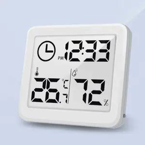 큰 액정 신생아 온습도계 캠핑 아기 차량용 온도기 온도 습도계 정밀 디지털 온도계 미니 휴대용 벽걸이