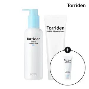[SET] 토리든 다이브인 저분자 히알루론산 클렌징 밀크 200ml+다이브인 폼 150ml (+다이브인 폼 30ml)