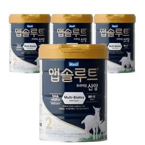 앱솔루트 산양 분유 2단계 750g, 4개