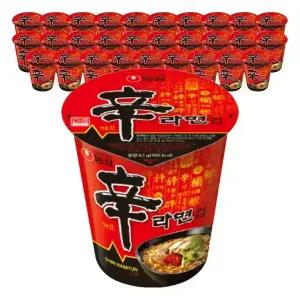 농심 신라면컵 65g, 30개