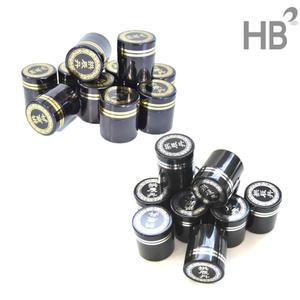 흑 금줄 공진단청병 대 100개 / 환병 환약 청심환통 청병케이스 알약통