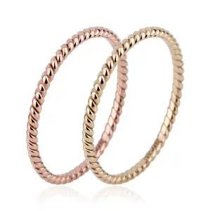 [주얼레이디] 14K 올트위스트링반지(1.5mm)