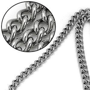 티타늄 민체인 무알러지 남자체인 체인목걸이 선물 실버 은목걸이 여자친구선물 알러지방지 골드앤실버