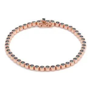 [도로시] 14k 로열 블루다이아 테니스 팔찌_16.5cm