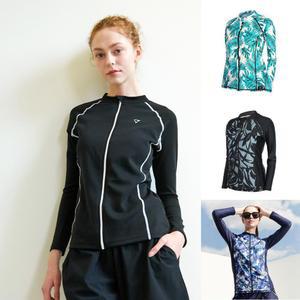 중년 여성 레쉬가드 상의 엄마 긴팔 수영복 SS1003A