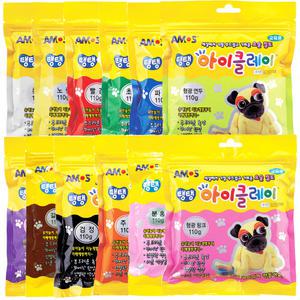 아모스 탱탱 아이클레이110g 12색 세트/클레이 점토