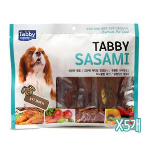 테비사사미 오리꽈배기 300g x5개 강아지간식