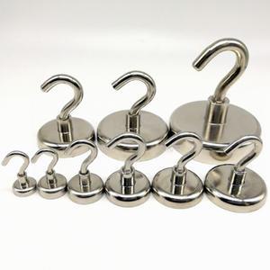 라크 초강력 네오디움 자석 고리 (20mm) 후크 네오디뮴 행거 걸이 홀더 마그네틱