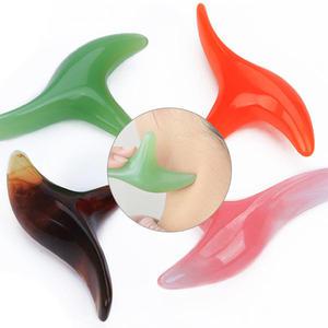 (지압스틱 15호 중형 괄사 삼각지압봉 안마기 안마스틱 마사지기 지압봉 바디 피부 마사지기