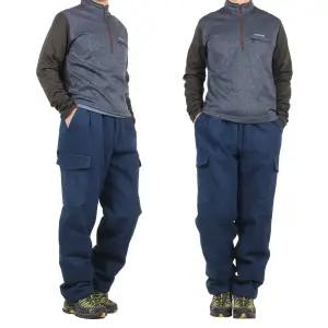 중년 남자 남성 겨울 방한 청솜바지 작업복 패딩 솜 건빵 누비 청바지