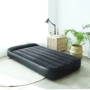 인텍스 펌프내장형 클래식 에어매트 광폭싱글 블랙 캠핑용 두꺼운 에어 매트리스 캠핑매트