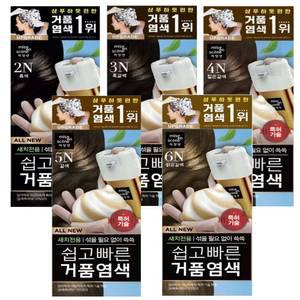 미장센 쉽고빠른  거품염색약 2N3N4N5N6N 1개