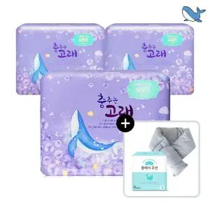 춤추는고래 대용량 생리대 오버나이트18P X 3팩 /54매