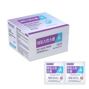 이도스킨스왑 에이 알콜 스왑 일회용 살균 소독 패드 100매