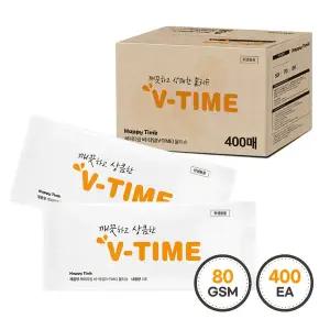 그린위생 업소용물티슈 비타임 s80 400매