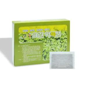 영생사 크린 약쑥분 1박스(30포+티백 고정대) 반신욕 족욕 좌욕 쑥팩